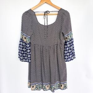 Umgee Floral Tunic Dress (Small)